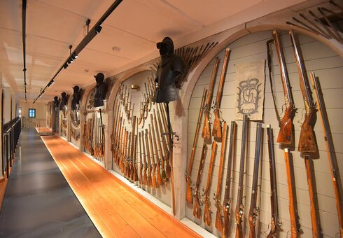 Waffen im Zeughaus Schwarzburg