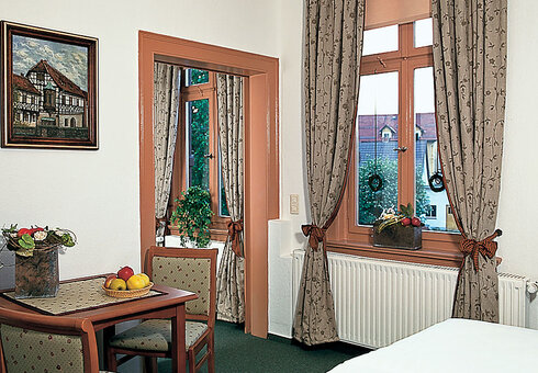 Einblick in ein Gästezimmer