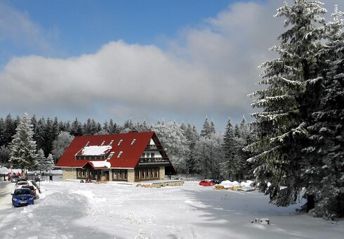 Berggasthof Heuberghaus, Winteransicht