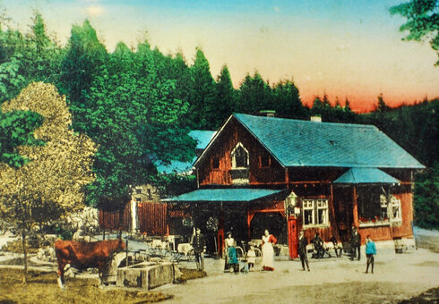 Schweizer Hütte, historisches Bild
