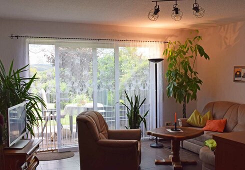Blick in das Wohnzimmer