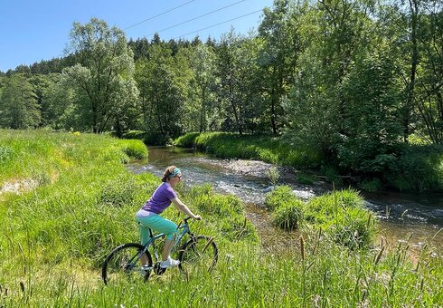 Radfahren am Haseltal-Radweg