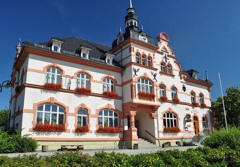 Das Rathaus in Hermsdorf