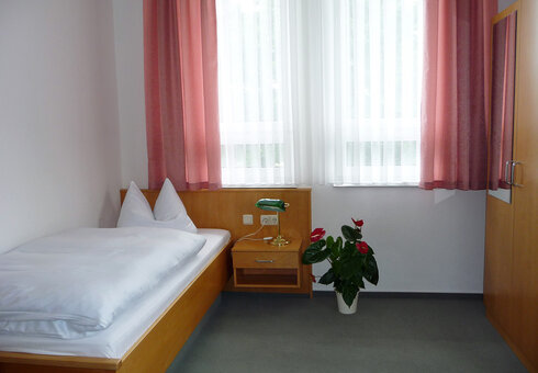 Blick in ein Gästezimmer