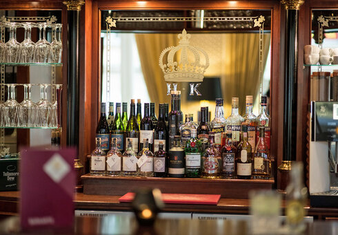 Hotelbar Spirituosen