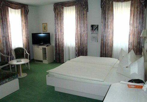 Blick in ein Gästezimmer