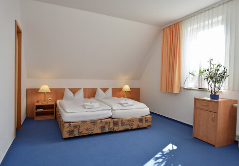 Blick in eine Ferienwohnung (Schlafzimmer)