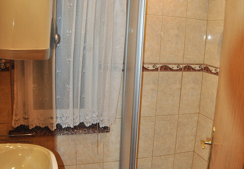 Blick in das Badezimmer