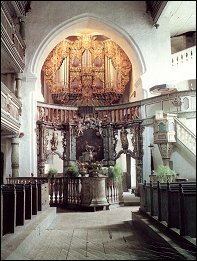Innenansicht der Dorfkirche