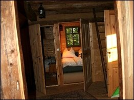 Blick in ein Gästezimmer