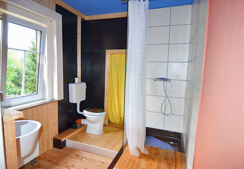 Blick in ein Badezimmer