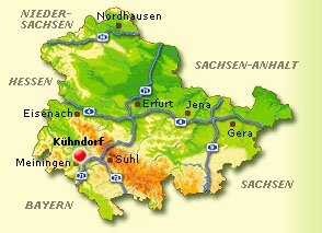 Lagekarte Kühndorf