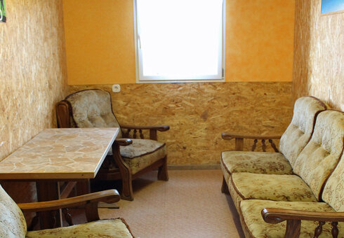 Blick in einen Bungalow