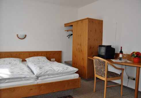 Blick in ein Gästezimmer