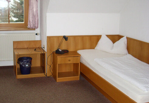 Blick in ein Gästezimmer