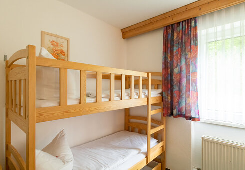 Blick in ein Gästezimmer