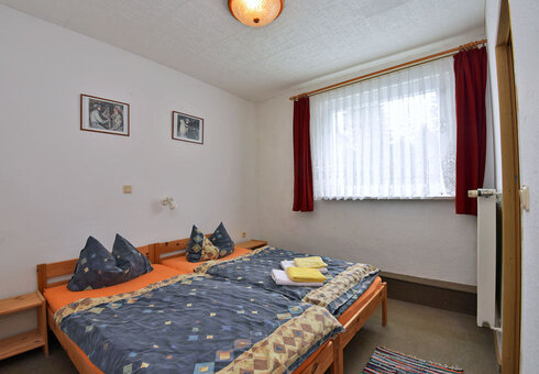 Blick in ein Gästezimmer