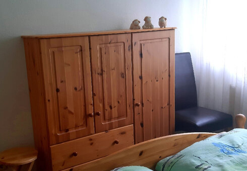 Blick in die Ferienwohnung (Schlafzimmer)