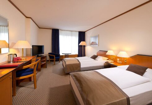 Blick in ein Gästezimmer