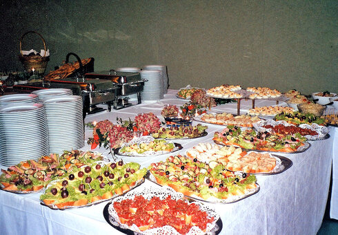 Buffets bei Feierlichkeiten