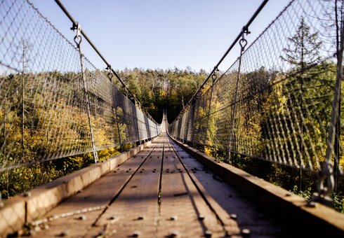 Hängeseilbrücke Hohe Schrecke