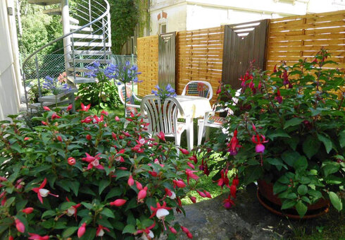 Blick zur Terrasse