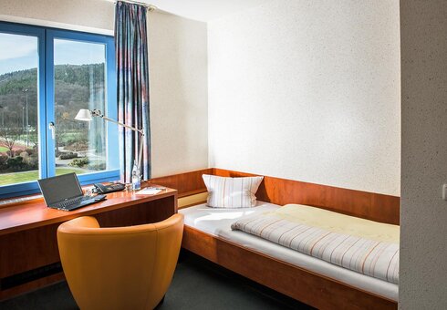 Blick in ein Gästezimmer