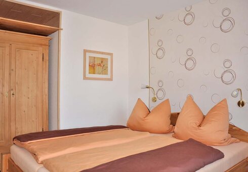 Blick in ein Gästezimmer