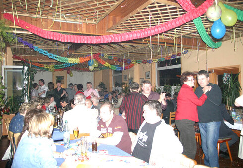 Feierlichkeit in der Gaststätte