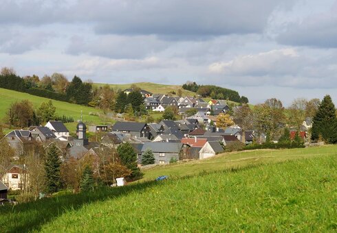 Blick auf den Ort Spechtsbrunn