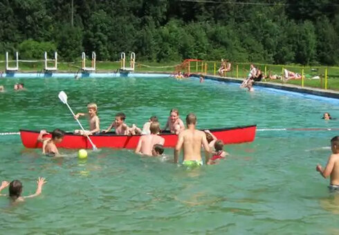 Freibad direkt nebenan
