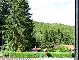 Blick aus dem Fenster