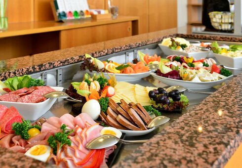 leckeres Frühstücksbuffet