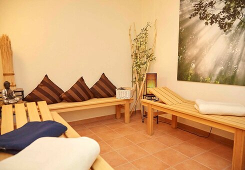 Blick in den Wellnessbereich