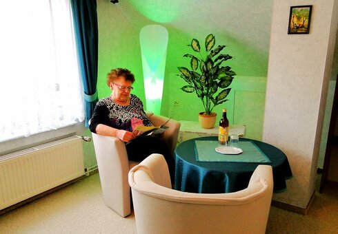 Blick in ein Ferienzimmer
