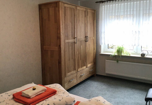 Blick in den Schlafraum