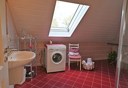 Blick in das Badezimmer