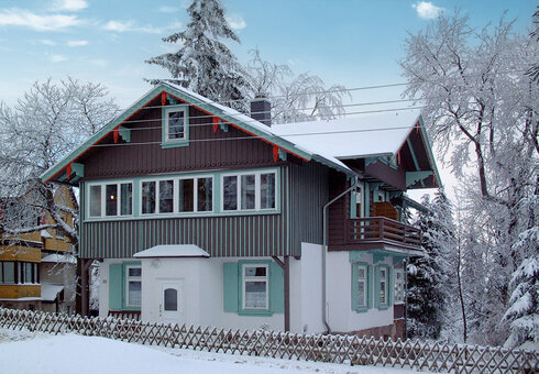 Parkblick-Appartements im Winter