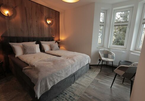 Blick in ein Gästezimmer