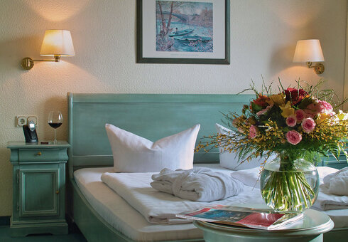 Einblick in ein Gästezimmer