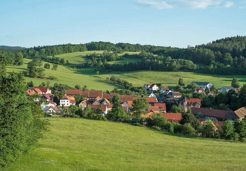 Blick auf Bechstedt