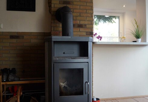Kamin im Wohnzimmer