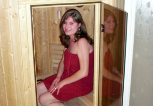 Entspannung in der hauseigenen Sauna