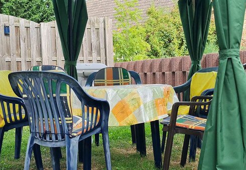 Sitzbereich im Garten
