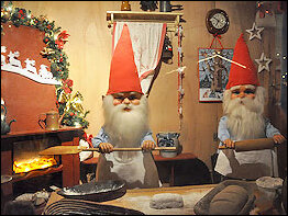 Weihnachtswichtel im Backhaus