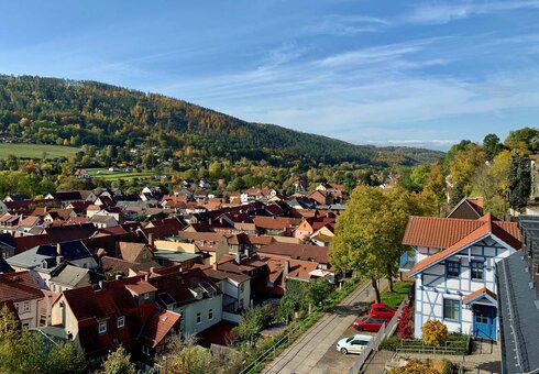 Blick auf Bad Blankenburg