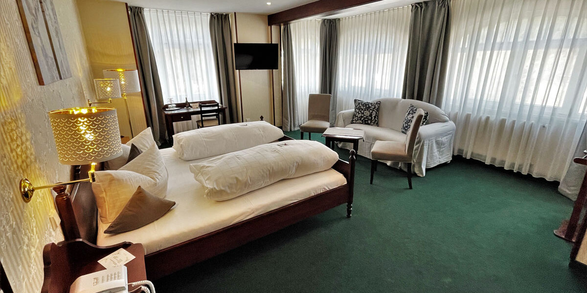 Blick in ein Gästezimmer