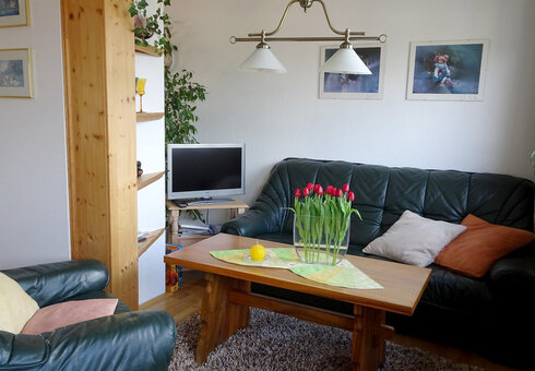 Blick in das Wohnzimmer