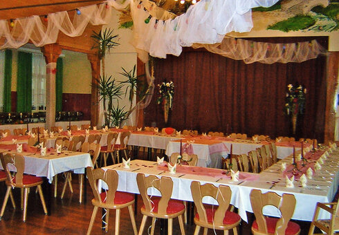 Blick in den Saal