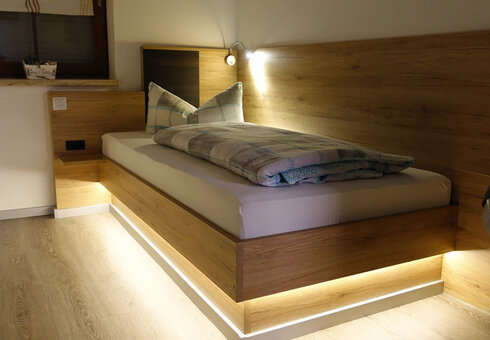 Blick in ein Gästezimmer